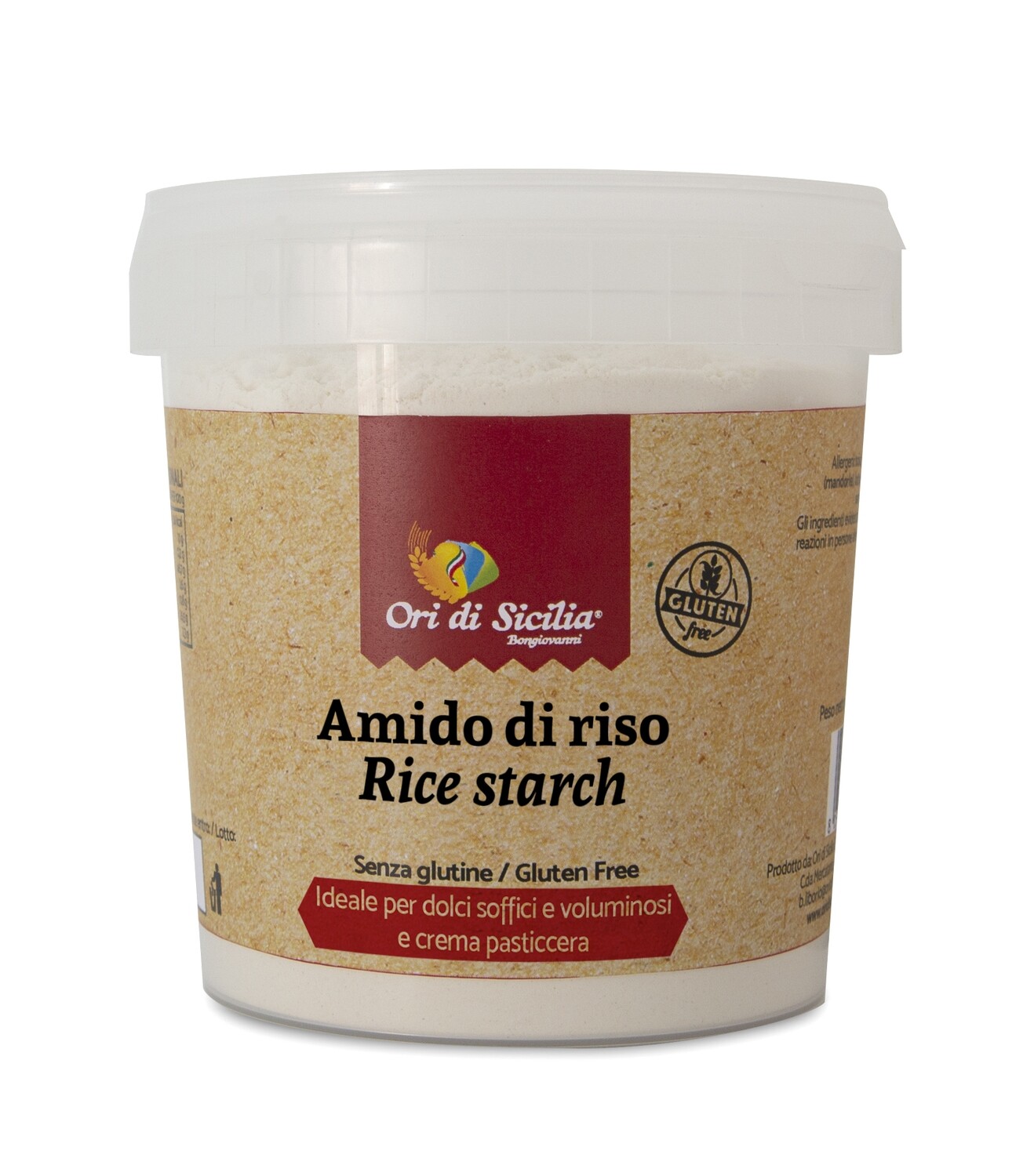 Amido di riso gr. 400 - Ori di Sicilia Bongiovanni