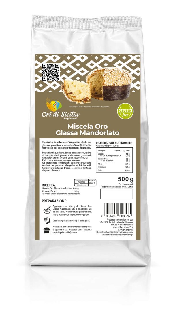 Miscela Oro Glassa Mandorlato 500gr