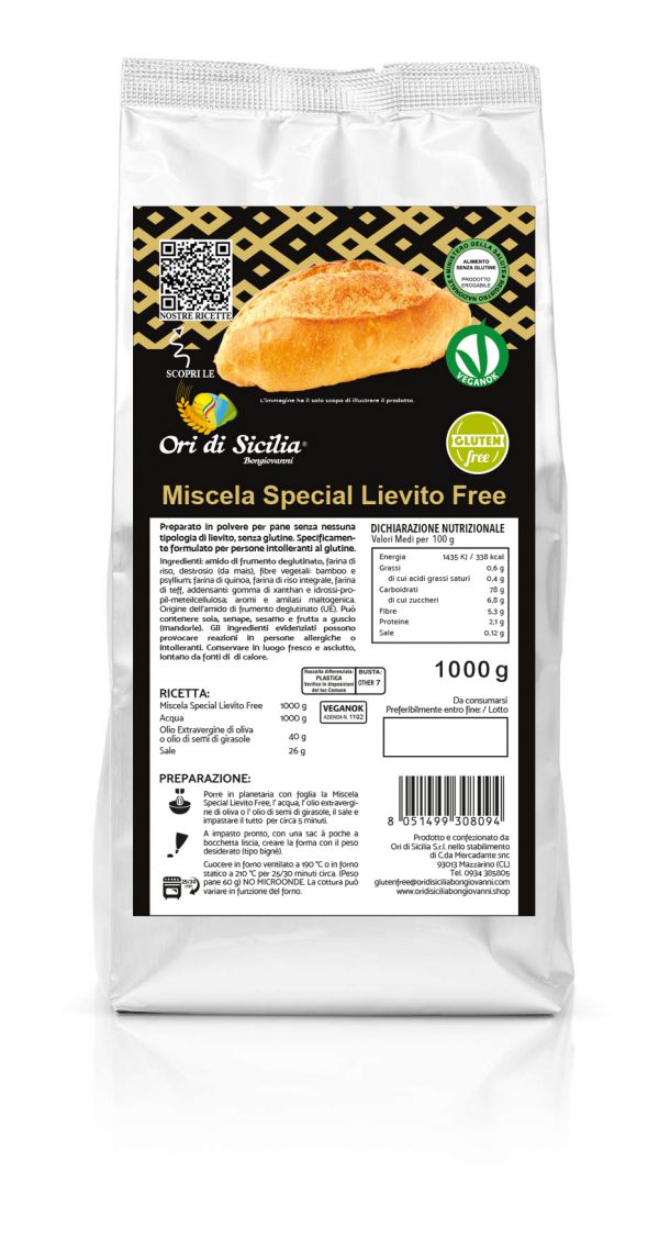 Miscela Special Lievito free