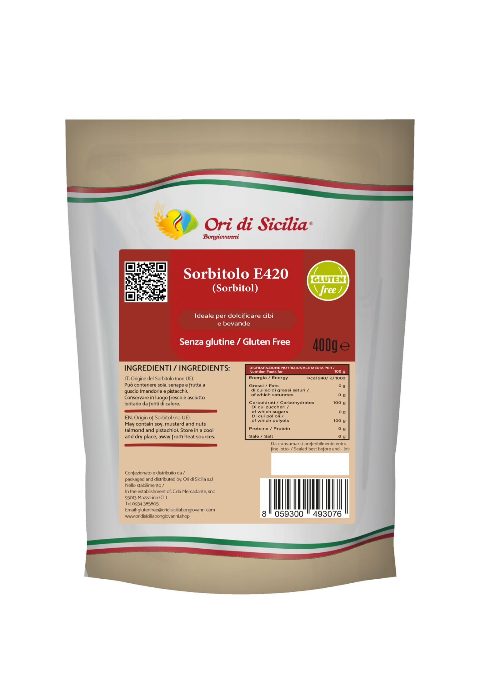 SORBITOLO (E420) 400 GR